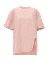 THE ATTICO T-Shirt con spacco sagomato Pink Donna 