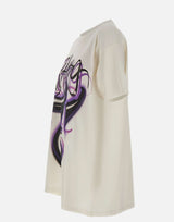THE ATTICO T-shirt oversize con stampa WHITE Donna 