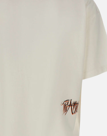 THE ATTICO T-shirt oversize con stampa WHITE Donna 