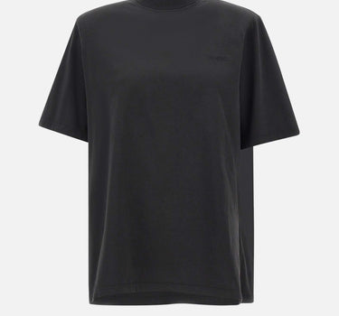 THE ATTICO T-shirt con spalline rimovibili BLACK Donna 