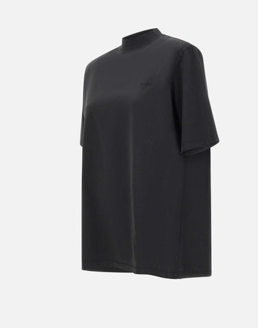 THE ATTICO T-shirt con spalline rimovibili BLACK Donna 