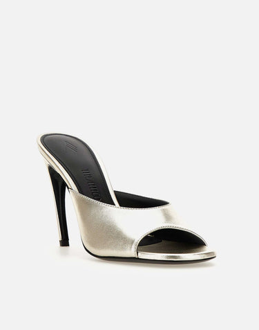 Mule "Betta" silver 260WSH00886 LBT112AA002 THE ATTICO 
