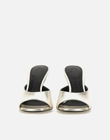 Mule "Betta" silver 260WSH00886 LBT112AA002 THE ATTICO 