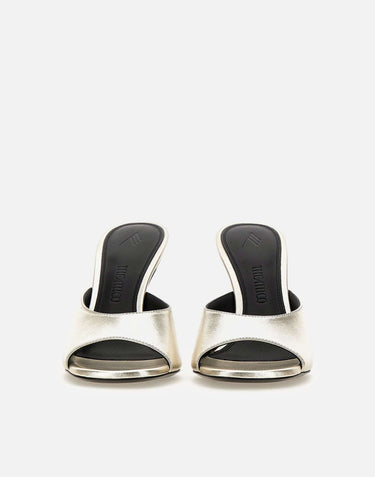 Mule "Betta" silver 260WSH00886 LBT112AA002 THE ATTICO 