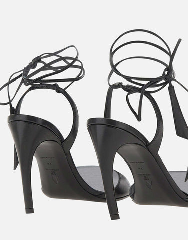 Sandalo "Ora" black 260WSH00899 LBT001AA100 THE ATTICO 
