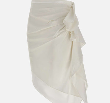 Gonna con drappeggio laterale "Cyprus" 21808 000 THE GARMENT 