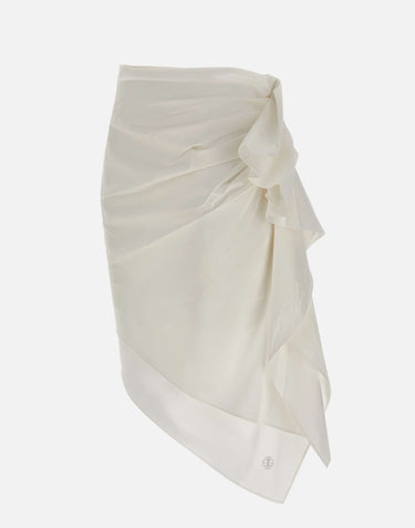 Gonna con drappeggio laterale "Cyprus" 21808 000 THE GARMENT 