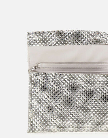 TWENTYFOURHAITCH Pochette "Morna" SILVER Donna 