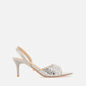 TWENTYFOURHAITCH Sandali "Dominicus" SILVER Donna 