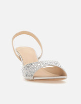 TWENTYFOURHAITCH Sandali "Dominicus" SILVER Donna 