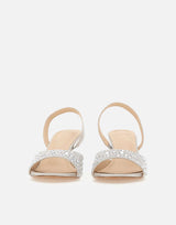TWENTYFOURHAITCH Sandali "Dominicus" SILVER Donna 