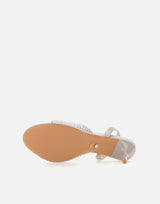 TWENTYFOURHAITCH Sandali "Dominicus" SILVER Donna 