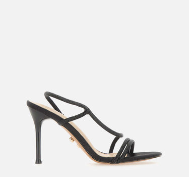 TWENTYFOURHAITCH Sandali "Flamenco" BLACK Donna 