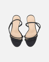 TWENTYFOURHAITCH Sandali "Flamenco" BLACK Donna 