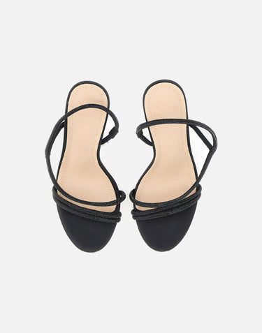TWENTYFOURHAITCH Sandali "Flamenco" BLACK Donna 