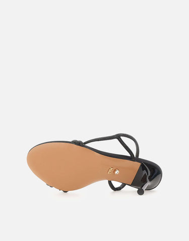 TWENTYFOURHAITCH Sandali "Flamenco" BLACK Donna 