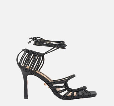 TWENTYFOURHAITCH Sandali "Molì" BLACK Donna 