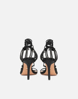 TWENTYFOURHAITCH Sandali "Molì" BLACK Donna 