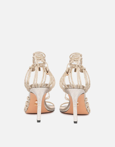 Sandali "Molì" S0109 ORO TWENTYFOURHAITCH 