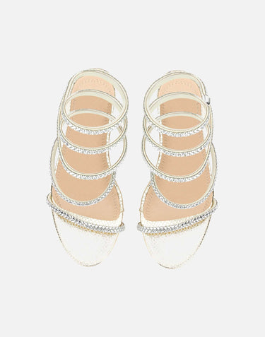 Sandali "Zeja" SH378 ORO TWENTYFOURHAITCH 