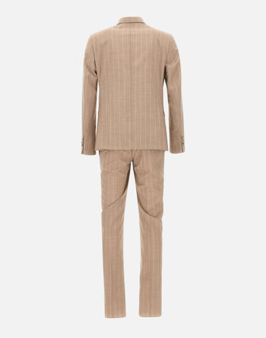 Abito gessato in lana vergine U5001 A562215 UNGARO 