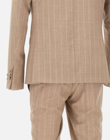 Abito gessato in lana vergine U5001 A562215 UNGARO 
