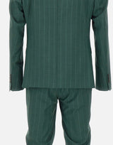 Abito gessato in lana vergine U5001 A562231 UNGARO 