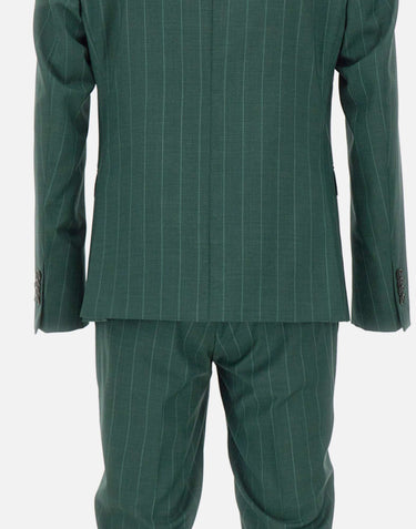 Abito gessato in lana vergine U5001 A562231 UNGARO 
