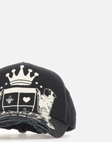 Cappello da baseball con corona VAQ11K600 BLACK VAQUERA 