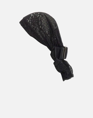 Cappello in pizzo "Chantal" VAQ11K603 BLACK VAQUERA 