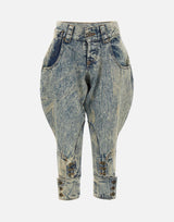 Jeans pinocchietto a palloncino VAQ11P008 BLUE VAQUERA 