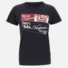 T-shirt in cotone stampata VAQ11T008 BLACK VAQUERA 