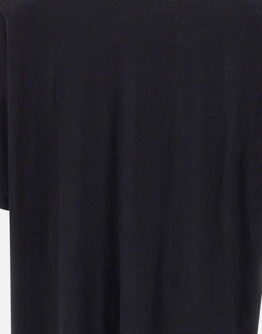 Abito in cotone con spalline imbottite VAQ11T016 BLACK VAQUERA 