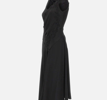 Abito con dettagli in pizzo 1226WDR007331A BLACK VICTORIA BECKHAM 