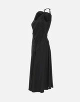 Abito con dettagli in pizzo 1226WDR007331A BLACK VICTORIA BECKHAM 