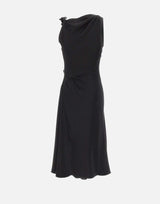 Abito con dettagli in pizzo 1226WDR007331A BLACK VICTORIA BECKHAM 
