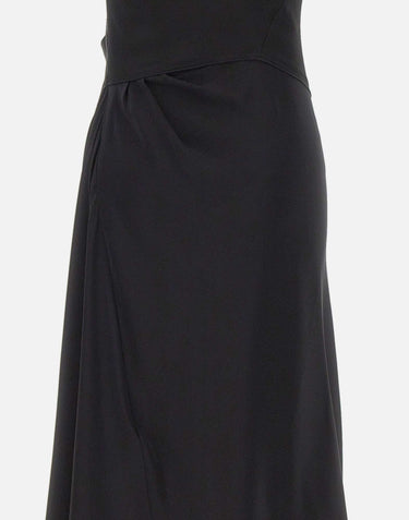 Abito con dettagli in pizzo 1226WDR007331A BLACK VICTORIA BECKHAM 