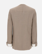 Blazer senza rever 1226WJK007214A LIMESTONE VICTORIA BECKHAM 