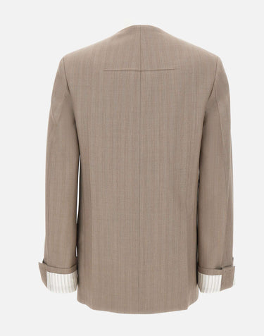 Blazer senza rever 1226WJK007214A LIMESTONE VICTORIA BECKHAM 