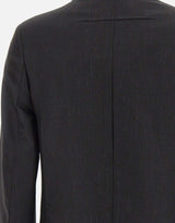 Blazer con revers a tacca 1226WJK007216A BLACK VICTORIA BECKHAM 