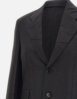 Blazer con revers a tacca 1226WJK007216A BLACK VICTORIA BECKHAM 