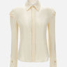 VICTORIA BECKHAM Camicia in raso con nodi WHITE Donna 