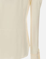 VICTORIA BECKHAM Camicia in raso con nodi WHITE Donna 