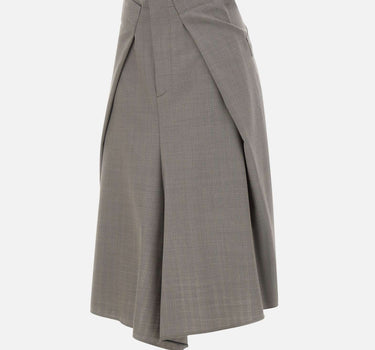 Gonna midi sartoriale 1226WSK007224B NICKEL VICTORIA BECKHAM 