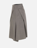 Gonna midi sartoriale 1226WSK007224B NICKEL VICTORIA BECKHAM 