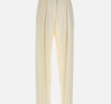 Pantalone a gamba larga 1226WTR002857P IVORY VICTORIA BECKHAM 