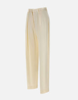 Pantalone a gamba larga 1226WTR002857P IVORY VICTORIA BECKHAM 