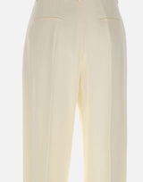 Pantalone a gamba larga 1226WTR002857P IVORY VICTORIA BECKHAM 