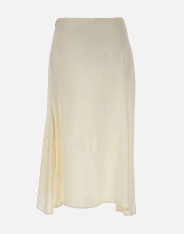 Gonna midi asimmetrica 1226WSK007245A IVORY VICTORIA BECKHAM 