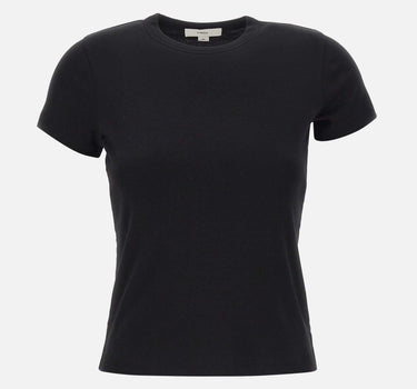 T-shirt in misto cotone Pima V090884679 001BLK VINCE. 